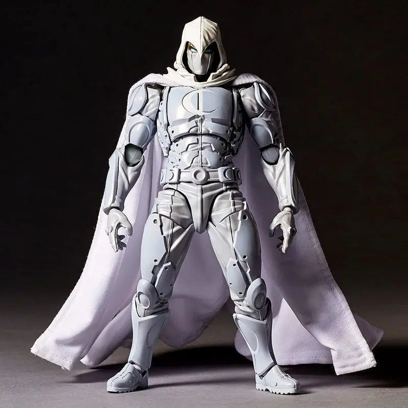 New Moon Knight Figure Revoltech Amazing Yamaguchi Marc Spector Action Figurine Collection Ornament Model Toys Birthday Gifts