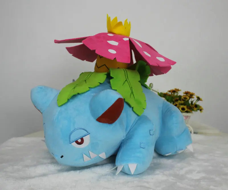 Pokemon Venusaur Plush Toy Cute Cartoon Doll Anime Soft Pokémon Soft Plushie Pillow Stuffed Home Decoration Gift for Children