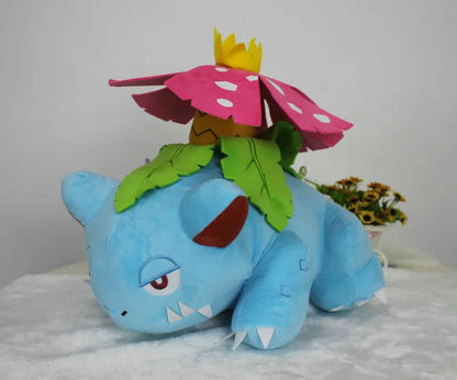 Pokemon Venusaur Plush Toy Cute Cartoon Doll Anime Soft Pokémon Soft Plushie Pillow Stuffed Home Decoration Gift for Children