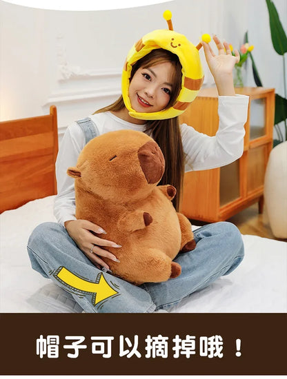 50cm Capybara Plush Simulation Capibara Anime Fluffty Toy Cute Doll Stuffed Animals Soft Doll Plush  Children's Birthday Gifts