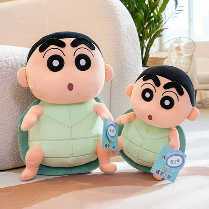 40cm Penguins Crayon Shin Chan Plush Toy Kawaii Tortoise Shin Chan Plushies Soothing Doll Cartoon Japanese Style Doll Gifts Gir