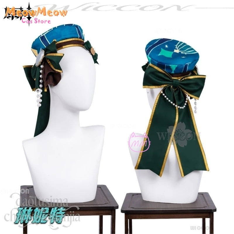 Genshin Impact Lynette Cosplay Set Polyester Unisex