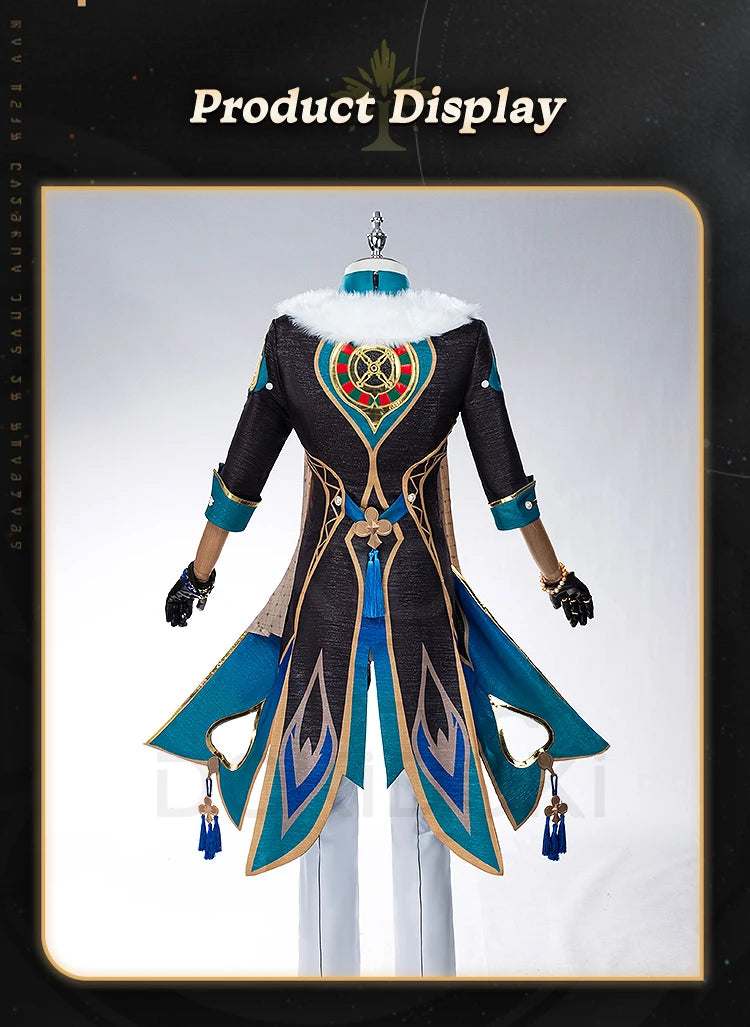 Aventurine Cosplay Costume Game Honkai: Star Rail Cosplay【XS-3XL】 DokiDoki-N Honkai Sha Jin Cosplay Halloween Suit Plus Size