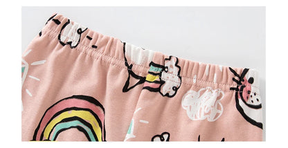 100 Cotton Boys Pajamas Sets For Girls Clothes Night Wear Spring Autumn Winter Cute Yellow Dinosaur Plaid Teenage Child Clothing