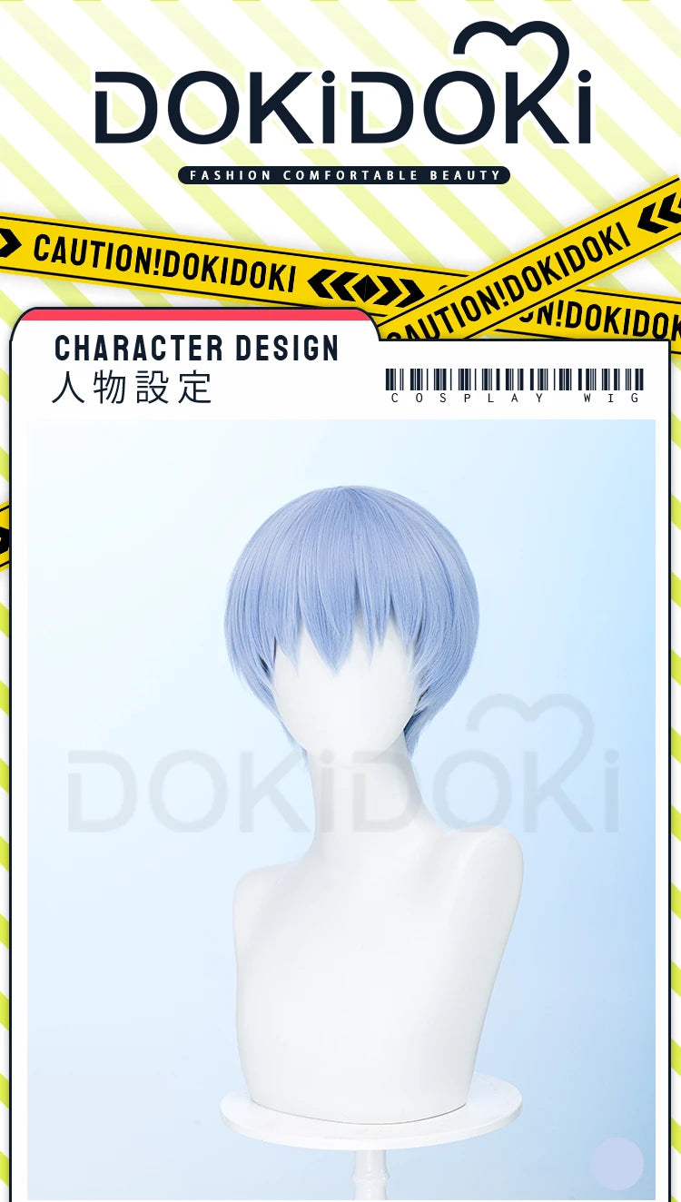 IN STOCK Himmel Stark Heiter Wig Anime Frieren: Beyond Journey's End Cosplay DokiDoki Men Wreath Blue Short Hair Heat Resistant