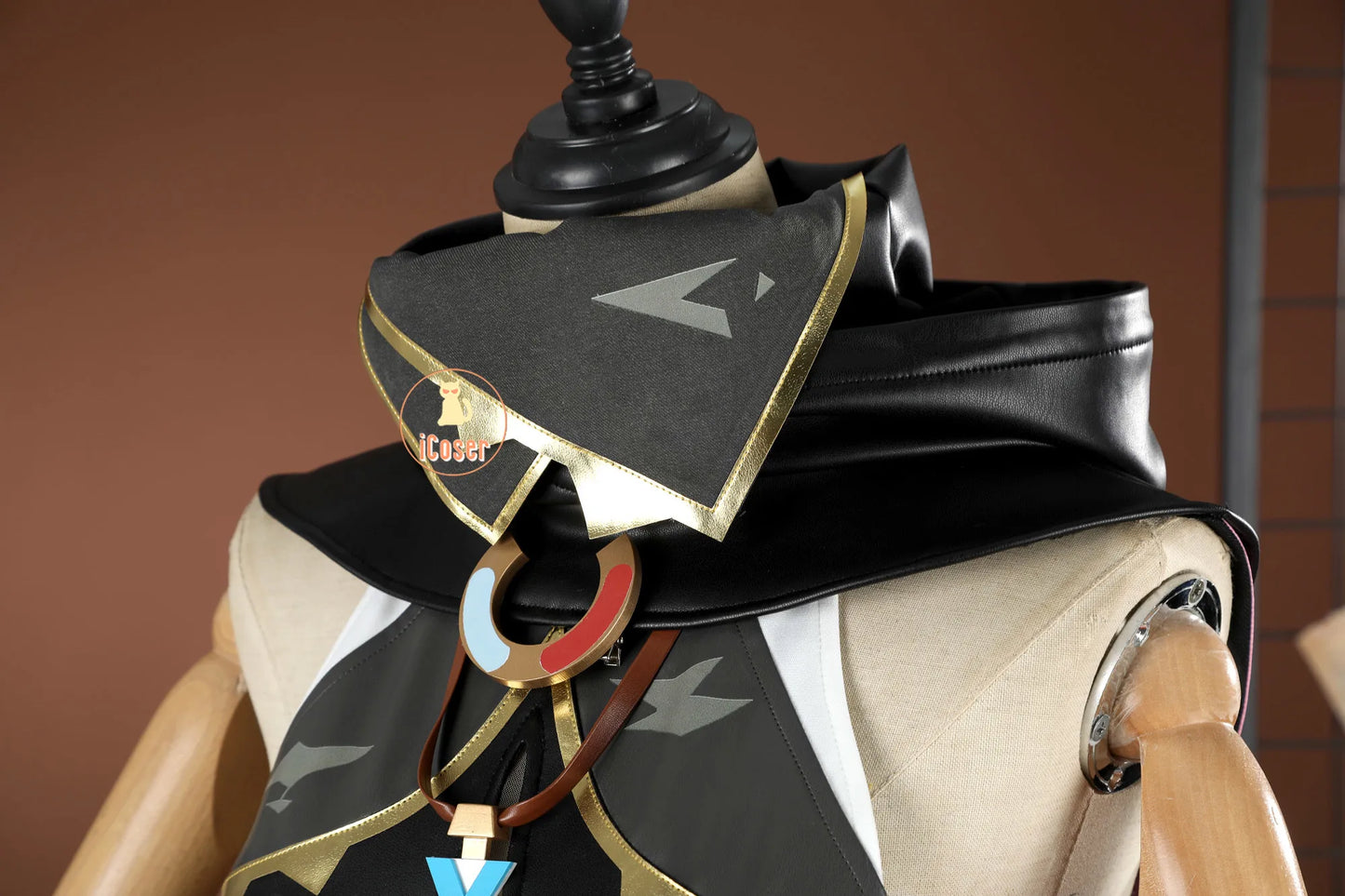 Genshin Impact Jahoda Cosplay Costume Wig Uniform Cloak Hat Glasses Headwear Outfit Halloween Party for Women Girls Props iCoser