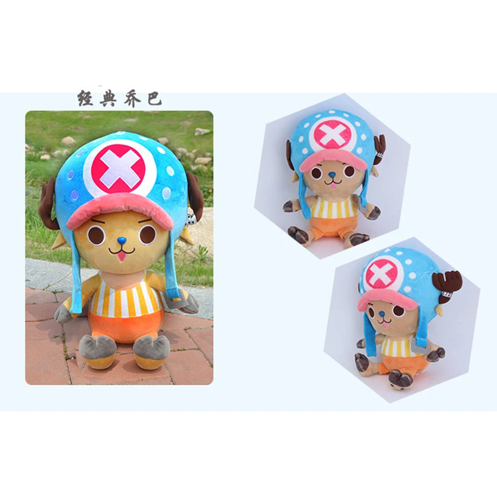 25-30cm Genuine Anime Cartoon Classic Tony Tony Chopper Plush Doll Toys Cartoon Stuffed Toys Throw Pillow Children Birthday Gift
