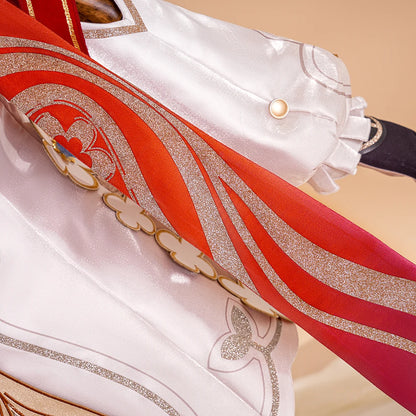 Honkai Star Rail Tribbie Cosplay Costume Wig Dress Uniform Headwear Wings Game Props Halloween Party for Women Girls Carnival