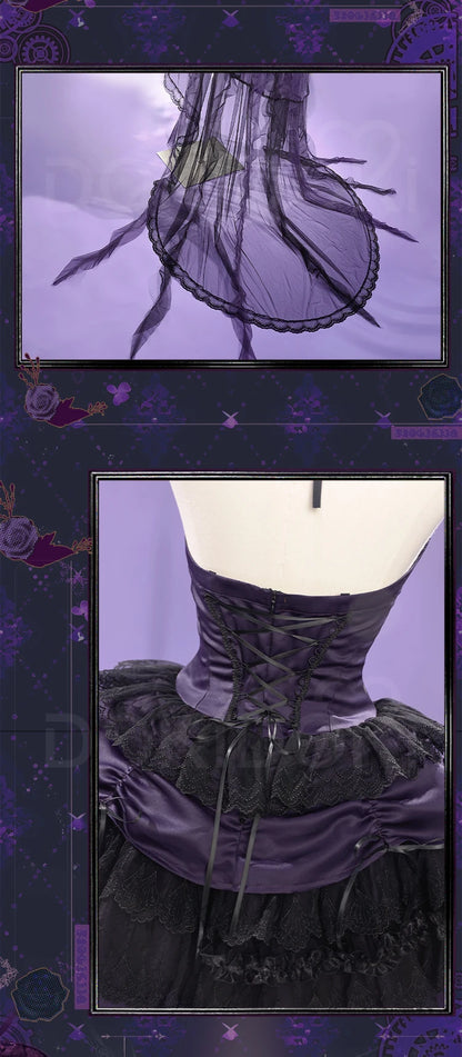 Kanamee Madokaa Homuraa Akemii Cosplay Anime DokiDoki-R Women Gothic Dress Ultimate Madokaa Halloween