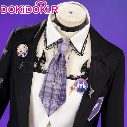 Fischl Cosplay Costume Game Genshin Impact DokiDoki-R Fischl School Uniform Cosplay Women Daily Costume