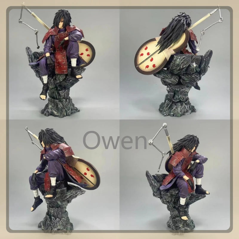 Popular Anime Naruto Shippuden Uchiha Madara Figurine Uchiha Sasuke Action Figures PVC Statue Collection Model Decoration Toys