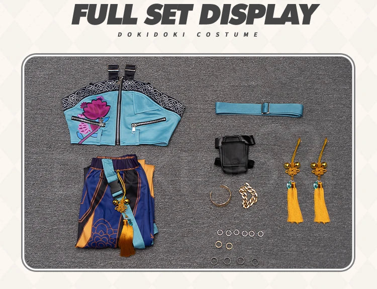 IN STOCK Rumii Zoeyy Miraa Cosplay Costume【XS-3XL】DokiDoki-N Women Yellow Suit Rumii Costume Halloween Cosplay How It's Done