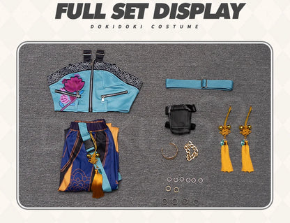 IN STOCK Rumii Zoeyy Miraa Cosplay Costume【XS-3XL】DokiDoki-N Women Yellow Suit Rumii Costume Halloween Cosplay How It's Done