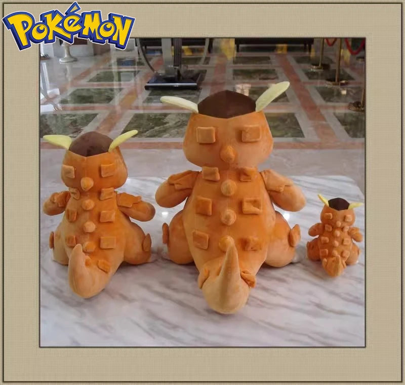 60CM Pokemon Kangaskhan Plush Cartoon Anime Plushies Soft Doll Pillow Kawaii Stuffed Plushies Ornament Giving Gifts To Children