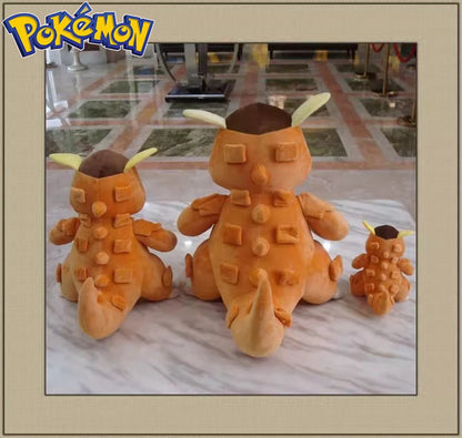 60CM Pokemon Kangaskhan Plush Cartoon Anime Plushies Soft Doll Pillow Kawaii Stuffed Plushies Ornament Giving Gifts To Children