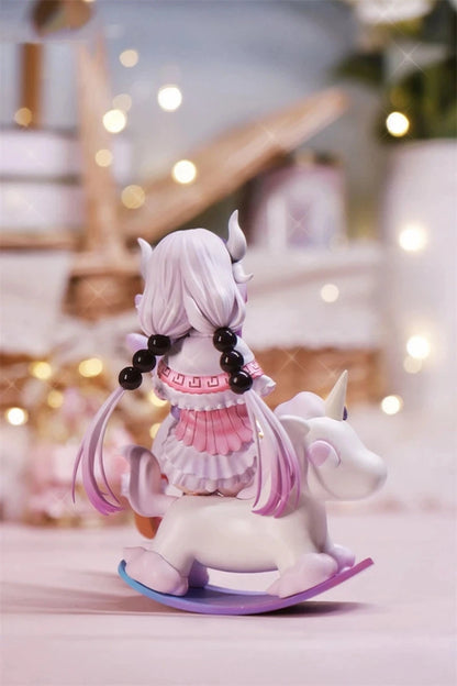 14CM Cute Kobayashi Kanna Kamui Anime Miss Kobayashi's Dragon Maid Trojan Horse Action Figure PVC KannaKamui Model Toy Gift