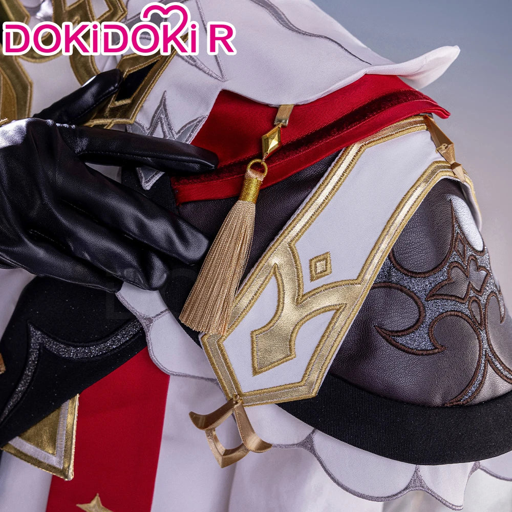 IN STOCK Dahlia Cosplay Costume Game Genshin Impact【S-2XL】DokiDoki-R Mondstadt Dahlia Hat Men Halloween Costume Plus Size