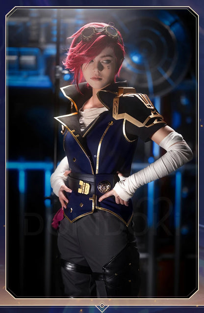 IN STOCK Vii Cosplay Costume Game Cosplay【S-3XL】DokiDoki-SR Women Uniform Suit Vii Costume Halloween Plus Size