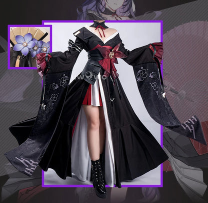 PRE SALE UWOWO Game Genshin Impact Baal Raiden Shogun Detective Fanart Casual Cosplay Costume S-3XL Halloween Costume