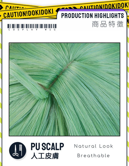 IN STOCK Huohuo Wig Game Honkai: Star Rail DokiDoki Cosplay Wig Women Green Cute Long Hair Honkai Huo Huo Wig Ears Free Wig Cap