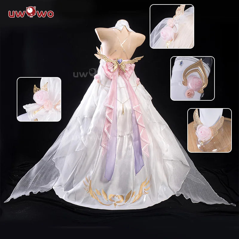 IN STOCK UWOWO Elysia Cosplay Game Honkai Impact 3: Elysia Fanart Blossom Bouquet Cosplay Costume Halloween Costume