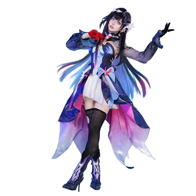Hysilens Cosplay Costume Game Honkai: Star Rail DokiDoki-R HSR Women Dress Hysilens Helektra Cosplay Costume