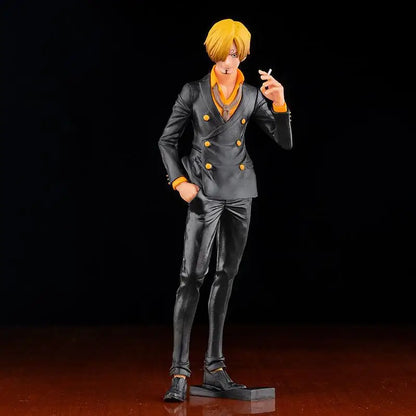 27cm Anime One Piece Vinsmoke Sanji Smoking Insert Grandista PVC Action Figures Model Dolls Toys Kids Christmas Birthday Gifts