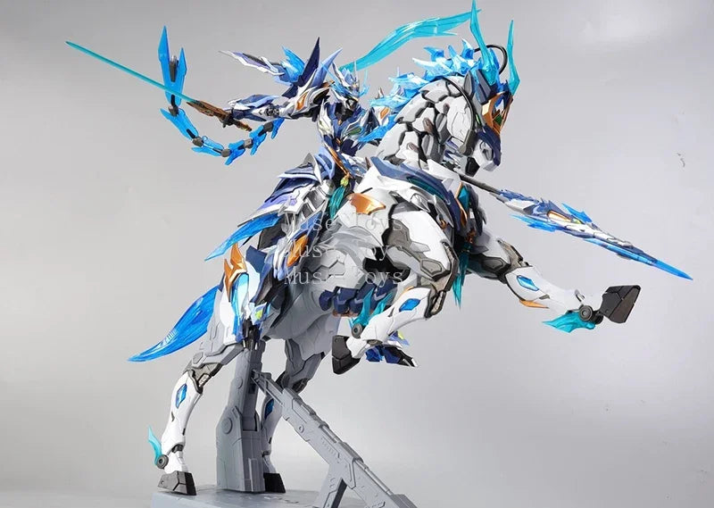 Motor Nuclear Mnp-Xh05 Zhao Yun Tianyou Star Dragon Gallbladder Tiger General Yulan White Horse Model Collection Gift