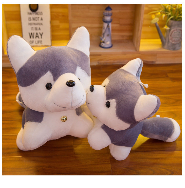25cm Kawaii Husky Stuffed Animals Dog Plush Toy Wolf Soft Cartoon Plush Lovely Children Kids Doll Fluffy Birthday Gift Child Toy