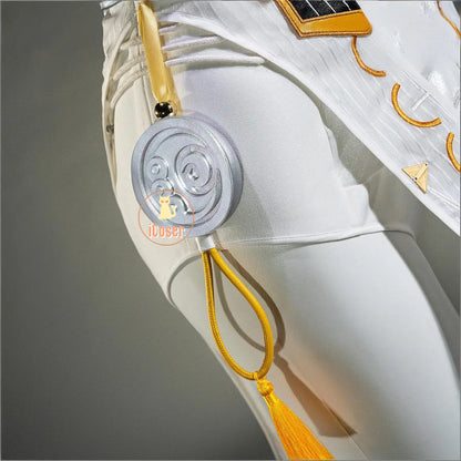 Zenless Zone Zero Ye Shunguang Cosplay Costume Wig Dress Cheongsam Headwear Tail Halloween Party for Women Girls Props iCoser