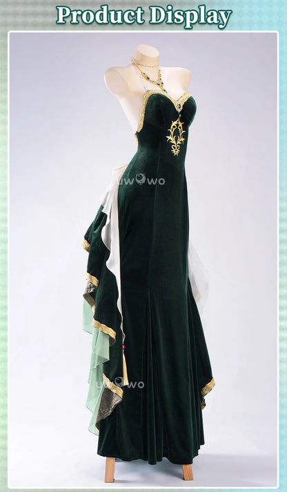 IN STOCK UWOWO C.C.Cosplay Anime Codee Geasss:C.C. CC Court Style Gown Cosplay Costume Halloween Costume
