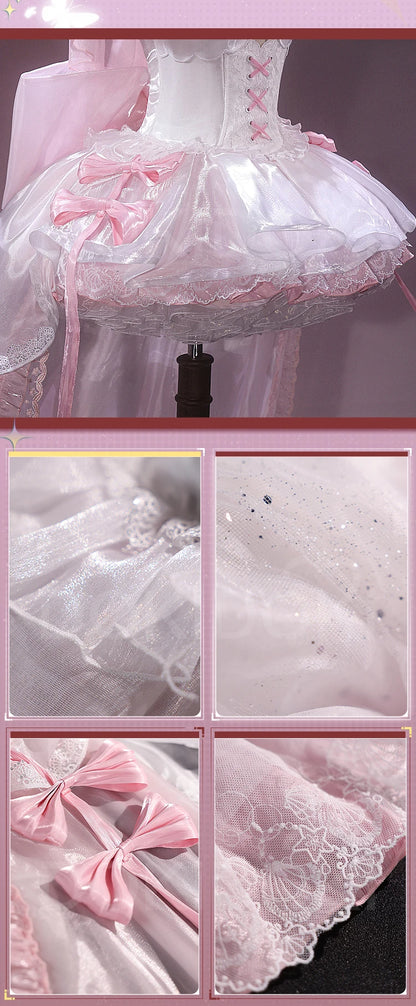 Kaname Madoka Homura Akemi Cosplay Costume Anime DokiDoki-SR Women Cute Pink Black Dress Halloween Madoka Cosplay