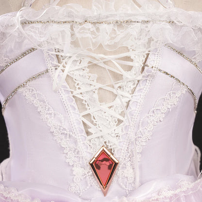 Genshin Impact Columbina Cosplay Costume Wig Dress FES 2026 Skin The Damselette Eleven Fatui Harbingers Halloween for Women Girl