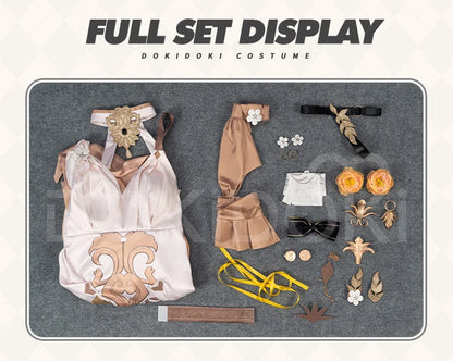 IN STOCK Aglaea Cosplay Costume Game Honkai: Star Rail【XS-3XL】DokiDoki-N HSR Women Halloween Dress Amphoreus Aglaea Plus Size