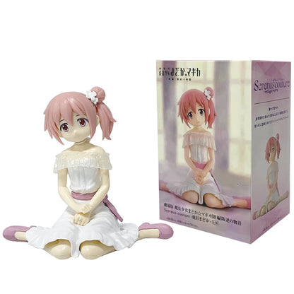 10cm Mahou Shoujo Madoka Magica Anime Figure Kaname Madoka Action Figure Akemi Homura Figurine PVC Collection Model Doll Toys
