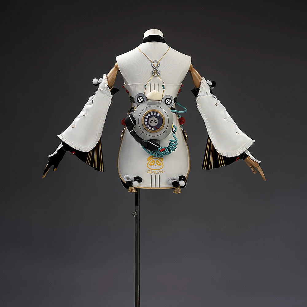 Zenless Zone Zero Dialyn Cosplay Costume Wig Uniform Earrings Headwear Krampus Compliance Authority Halloween Party for Women