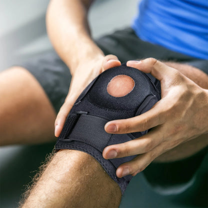 1pc Adjustable Hinged Knee Brace Knee Joint Support Wrapped