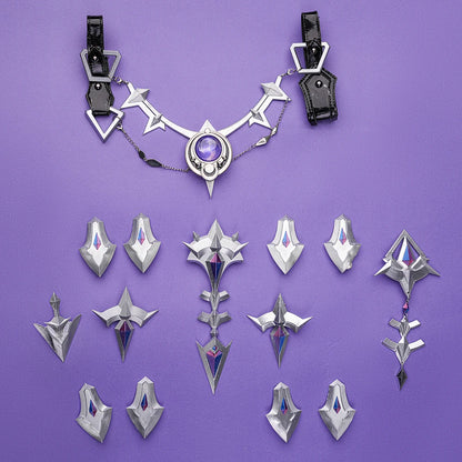 Genshin Impact Kyryll Chudomirovich Flins Cosplay Costume Wig Uniform Outfit Carnival Halloween Party for Women Men Role Play