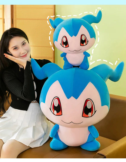 35/45/60CM Large Big Size Chibimon Plushies Kawaii Cartoon Anime Doll Comfortable Soft Doll Children's Ornament Toy Gifts