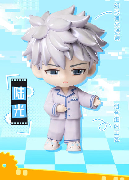 Link Click Season 2 Back In Time Series Cartoon Lu Guang Chen Xiaoshi Li Tianchen Li Tianxi Qiao Ling Figure Model Toy Kids Gift