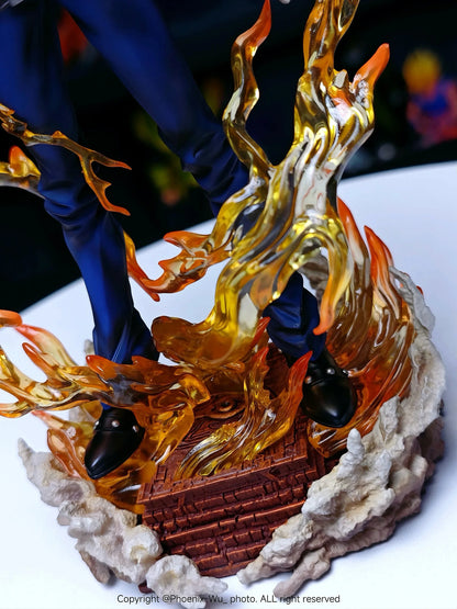 28cm Yugi Muto Figure Dark Game Dimensional Duel Monsters Action Figures Pvc Model Statue Collection Ornament Kids Toy Gifts