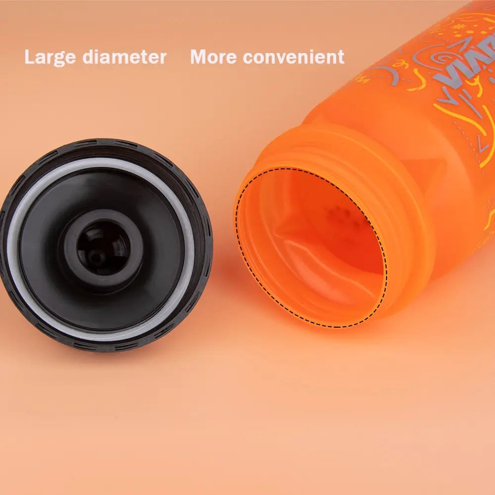 Viaron 550ml Leak-Proof Bicycle Water Bottle for Road Cycling Sports Fitness Running and Riding with Bike Cage