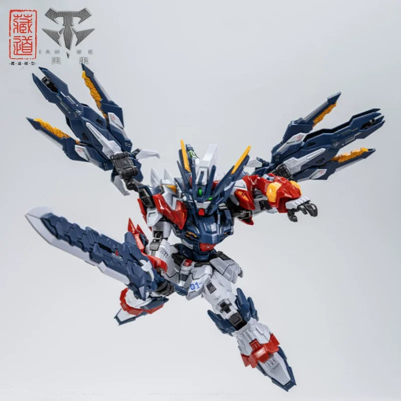 Cangdao Model Chuangshen Tgm Series Tianfa Tianwe Sd-Style Abs Model Kit Plastic Model Mecha Action Figures Collectible Toy Gift
