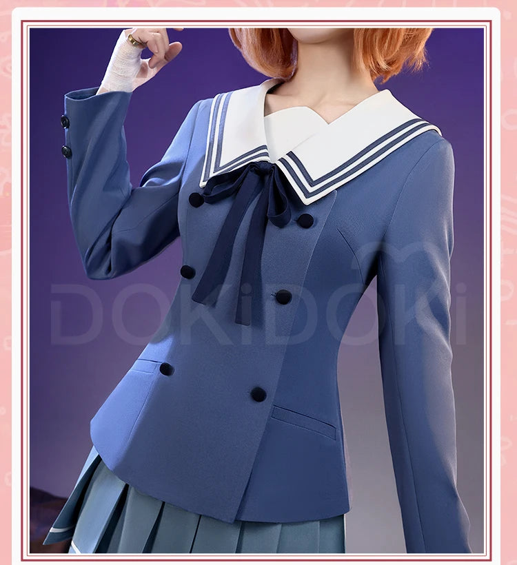IN STOCK Kuriyama Mirai Cosplay Costume Anime Kyoukai no Kanata DokiDoki-SR Women Cute Uniform Dress Mirai Cosplay