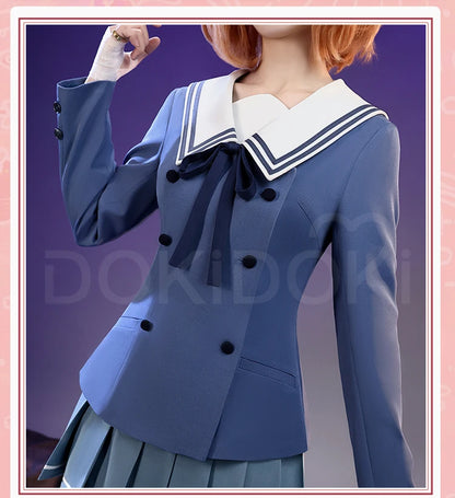 IN STOCK Kuriyama Mirai Cosplay Costume Anime Kyoukai no Kanata DokiDoki-SR Women Cute Uniform Dress Mirai Cosplay