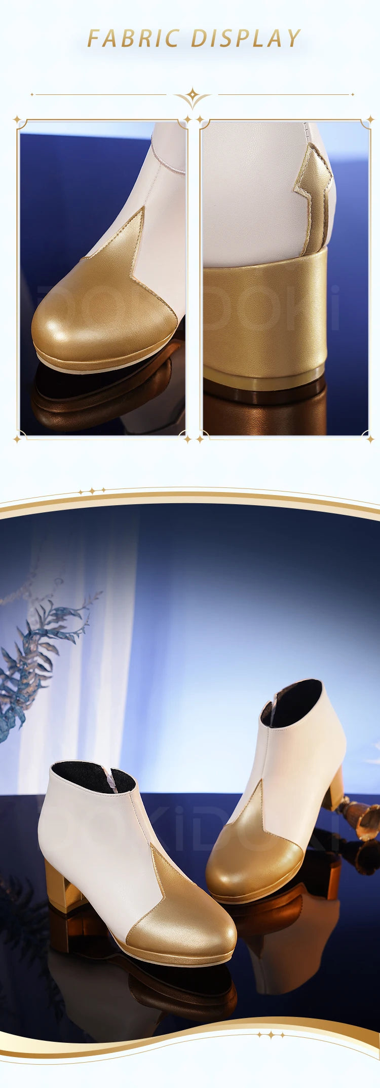 IN STOCK Traveler Lumine Shoes Game Genshin Impact Cosplay DokiDoki-SR Genshin Impact Traveler Lumine Cosplay Shoes