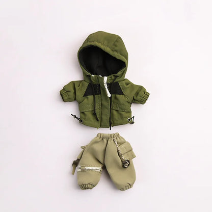 OB11 1/12 Doll Outdoor Jacket and Pants Suit Casual Outfit Accessories for DIY Dolls - 2 / ob11
