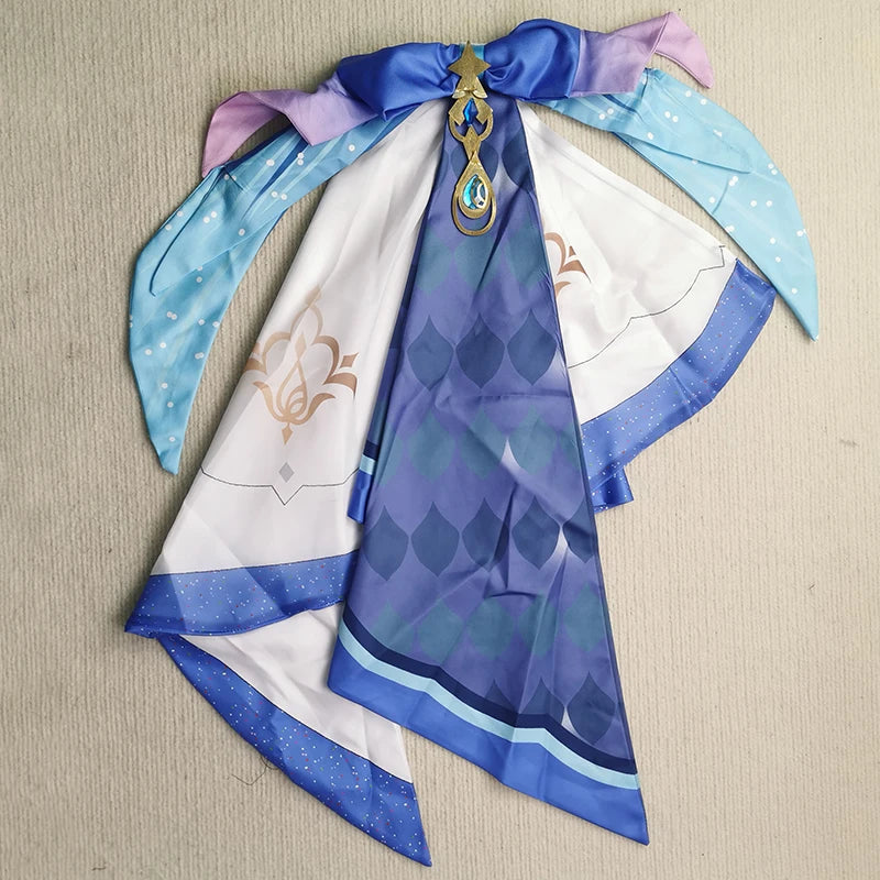 Genshin Impact Furina De Fontaine Cosplay Costume Set Cotton Polyester