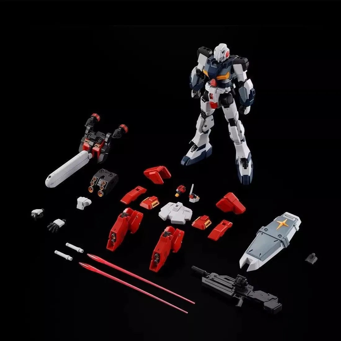 In Stock LINGDU Model G-LINE HG 1/144 PB RX-81LA G Line Light Armor Assembly Model Kit Toy Action Figures Plastic Model Kits