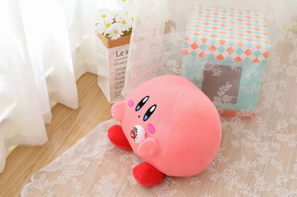 60cm Big Size Kirby Kawaii Cartoon Anime Plush Stuffed Doll Room Plushies Pillow Ornaments Cute Peluche Children's Holiday Gifts